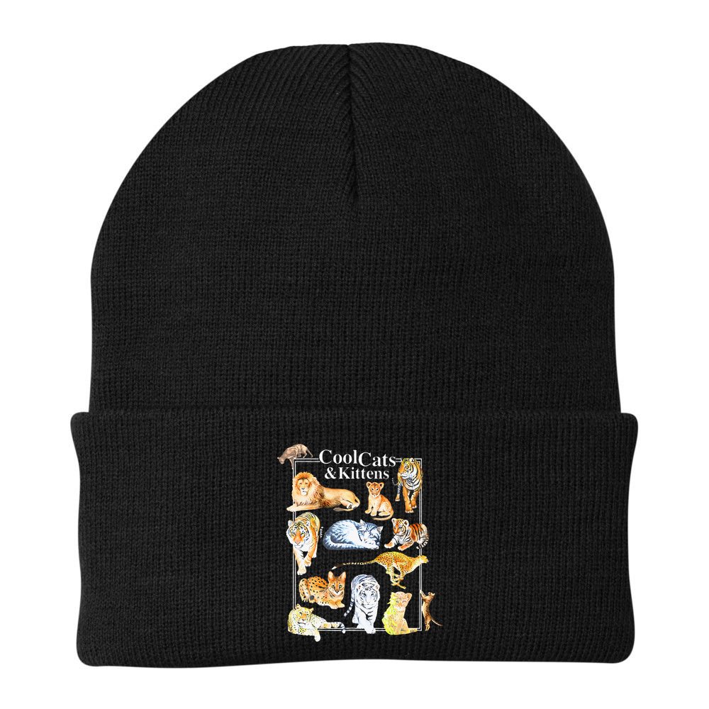 Cool Cats And Kittens Tiger Lion Leopard Felines Beanie