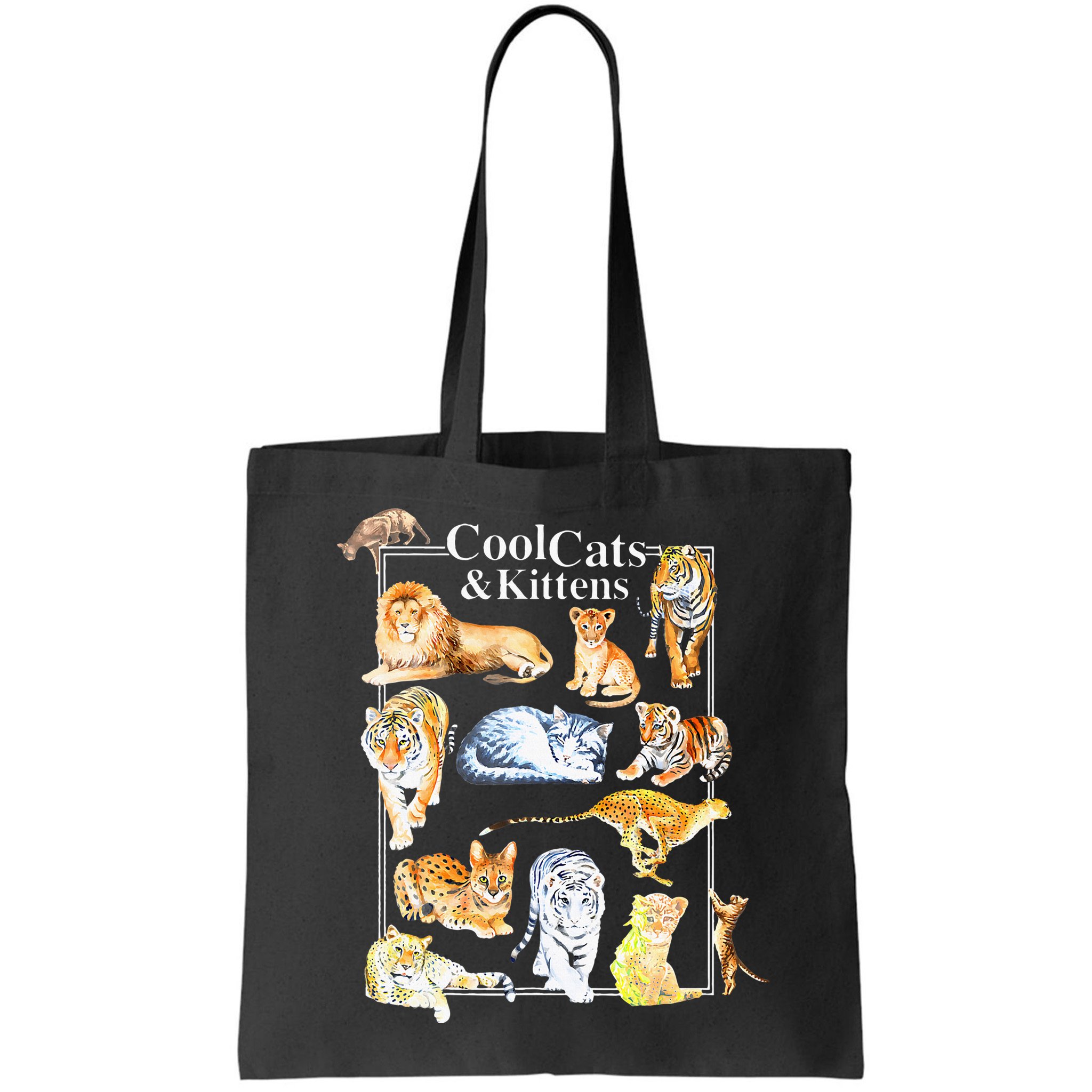Cool Cats And Kittens Tiger Lion Leopard Felines Bag