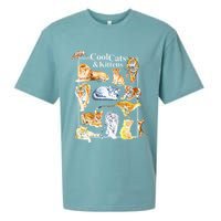 Cool Cats And Kittens Tiger Lion Leopard Felines Sueded Cloud Jersey T-Shirt