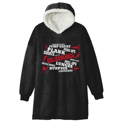 Calisthenics Hooded Wearable Blanket