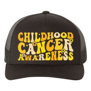 Childhood Cancer Awareness Rainbow Awareness Yupoong Adult 5-Panel Trucker Hat