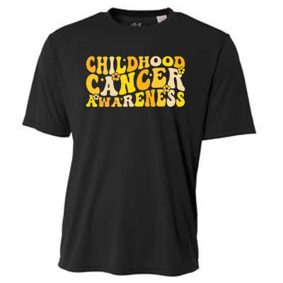 Childhood Cancer Awareness Rainbow Awareness Cooling Performance Crew T-Shirt