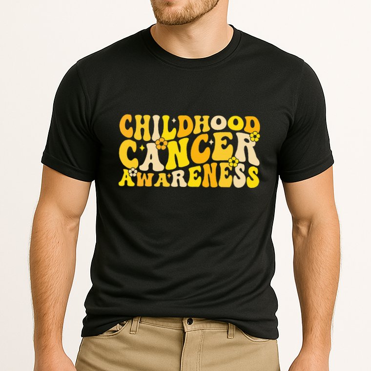 Childhood Cancer Awareness Rainbow Awareness Cooling Performance Crew T-Shirt