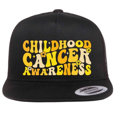 Childhood Cancer Awareness Rainbow Awareness Flatbill Hat