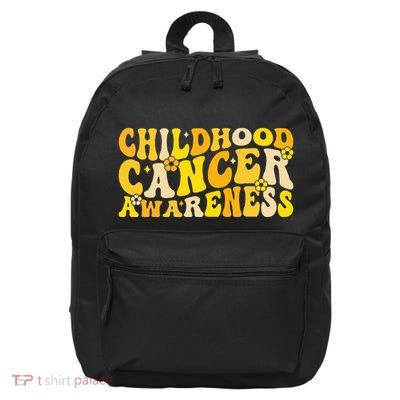 Childhood Cancer Awareness Rainbow Awareness 16 in Basic Backpack