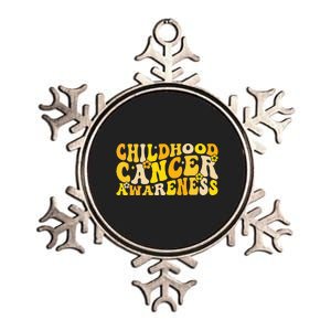 Childhood Cancer Awareness Rainbow Awareness Metallic Star Ornament