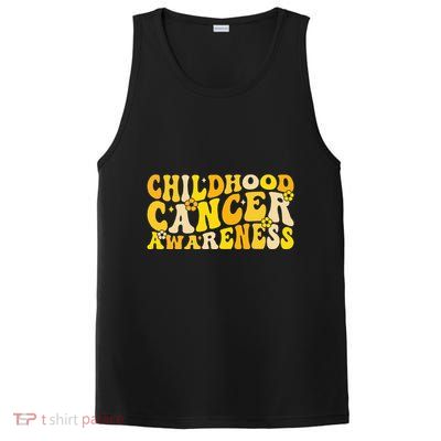 Childhood Cancer Awareness Rainbow Awareness PosiCharge Competitor Tank