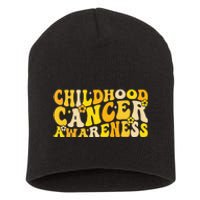 Childhood Cancer Awareness Rainbow Awareness Short Acrylic Beanie