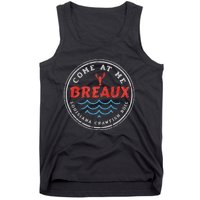 Crawfish Come At Me Breaux Bridge Louisiana Retro Boil Crew Tank Top