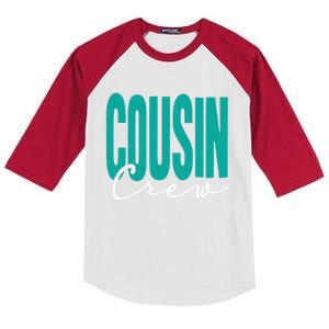 Cousin Crew And Adults Of Vacation Team Cousin Crew Gift Kids Colorblock Raglan Jersey