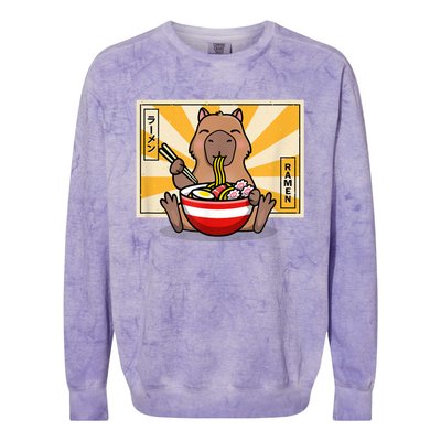 Capybara Colorblast Crewneck Sweatshirt