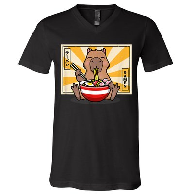 Capybara V-Neck T-Shirt