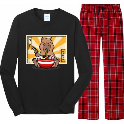 Capybara Long Sleeve Pajama Set