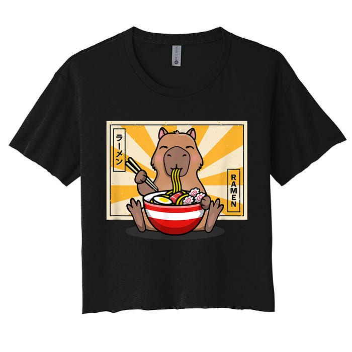 Capybara Women's Crop Top Tee