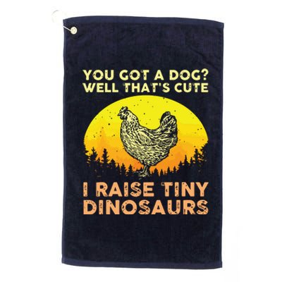 Cool Chicken Art For Men Women Poultry Chicken Farmer Platinum Collection Golf Towel