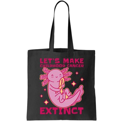 Childhood Cancer Awareness Axolotl Bag