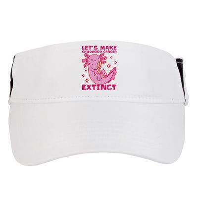 Childhood Cancer Awareness Axolotl Adult Drive Performance Visor