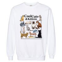 Cools Cat And Kitten Cat Types Funny Garment-Dyed Sweatshirt