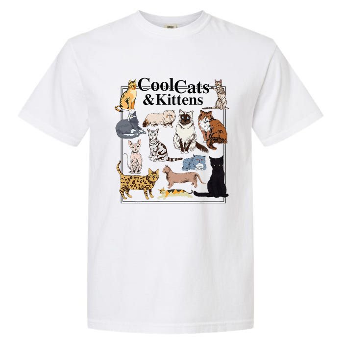 Cools Cat And Kitten Cat Types Funny Garment-Dyed Heavyweight T-Shirt