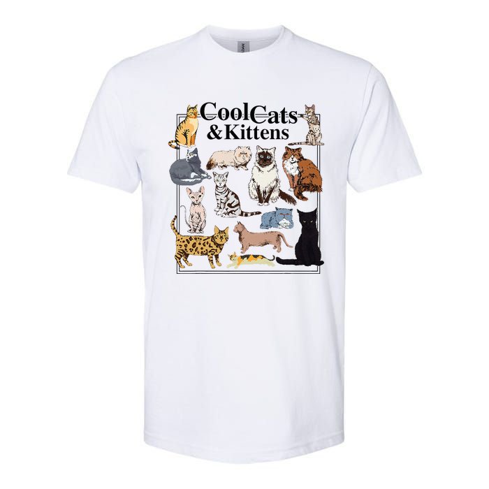 Cools Cat And Kitten Cat Types Funny Softstyle CVC T-Shirt