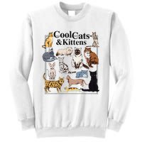 Cools Cat And Kitten Cat Types Funny Sweatshirt