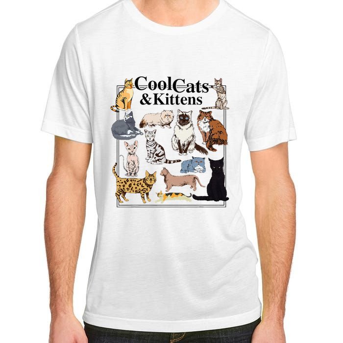 Cools Cat And Kitten Cat Types Funny Adult ChromaSoft Performance T-Shirt