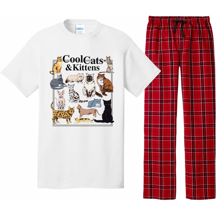 Cools Cat And Kitten Cat Types Funny Pajama Set