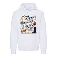 Cools Cat And Kitten Cat Types Funny Premium Hoodie