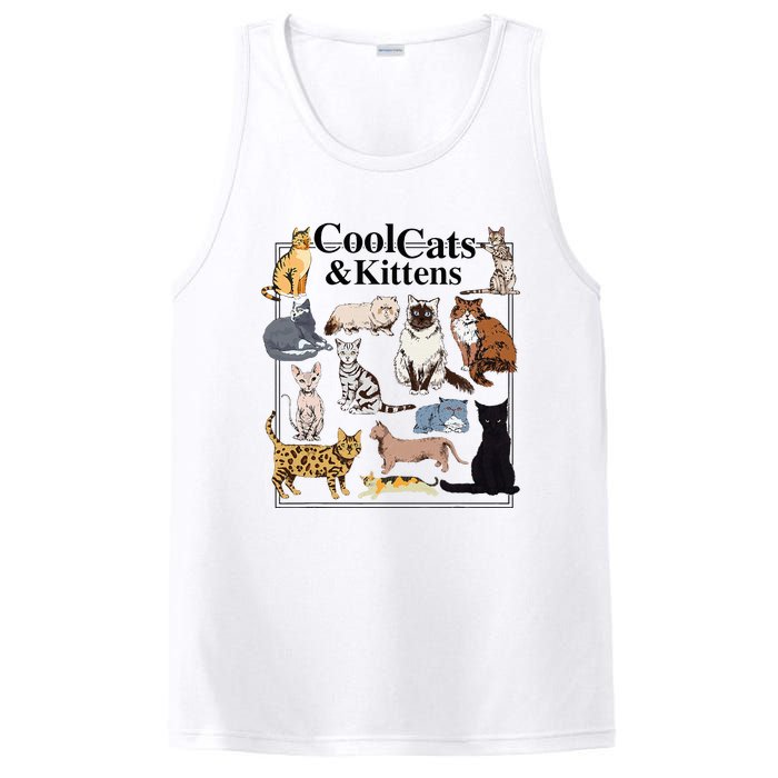 Cools Cat And Kitten Cat Types Funny PosiCharge Competitor Tank