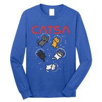 Catsa Cat Astronauts Kitten Space Long Sleeve Shirt