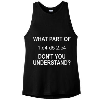 Cool Chess Art Chess Lover Chess Player Ladies PosiCharge Tri-Blend Wicking Tank