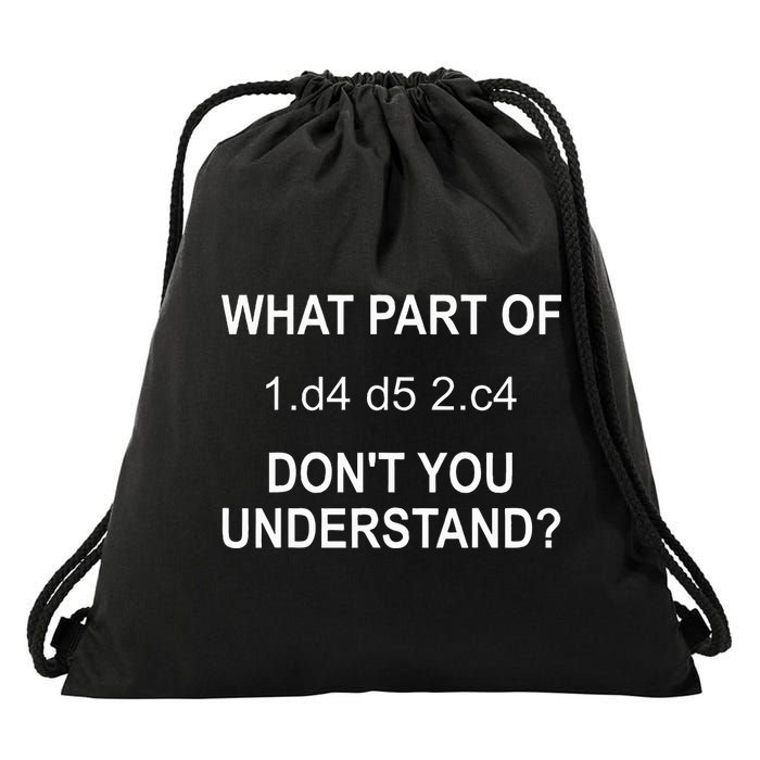 Cool Chess Art Chess Lover Chess Player Drawstring Bag