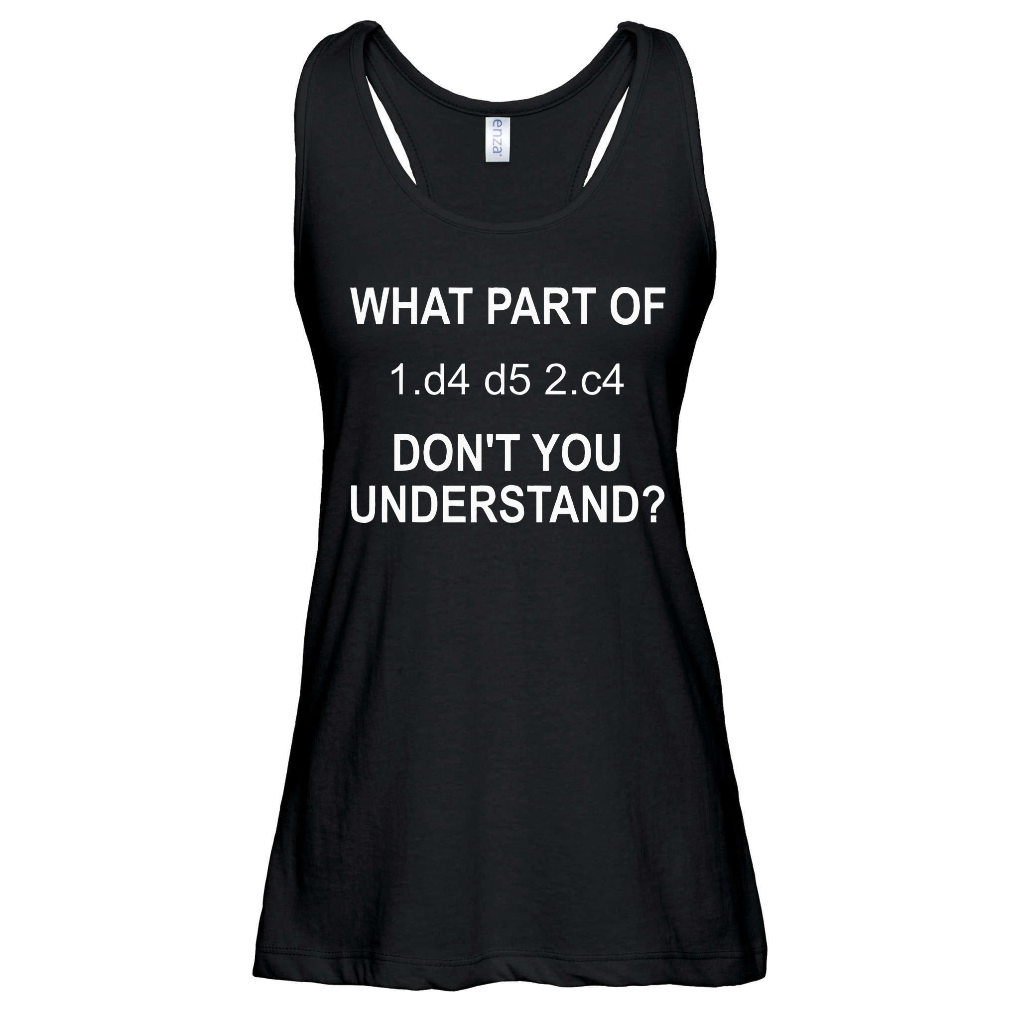 Cool Chess Art Chess Lover Chess Player Ladies Essential Flowy Tank