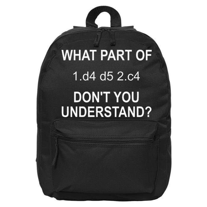 Cool Chess Art Chess Lover Chess Player 16 in Basic Backpack