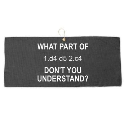 Cool Chess Art Chess Lover Chess Player Large Microfiber Waffle Golf Towel