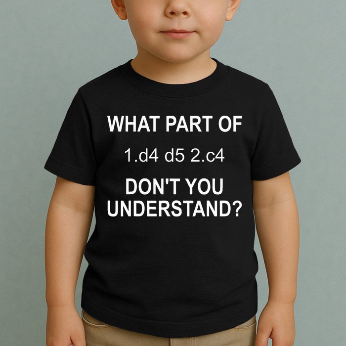 Cool Chess Art Chess Lover Chess Player Toddler T-Shirt