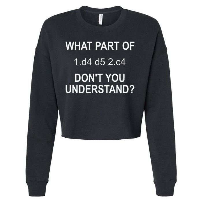 Cool Chess Art Chess Lover Chess Player Cropped Pullover Crew