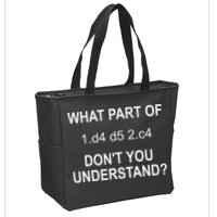 Cool Chess Art Chess Lover Chess Player Zip Tote Bag