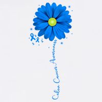 Colon Cancer Awareness Ribbon Daisy Mug