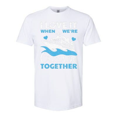 Cool Cruise Art Wo Cruise Ship Couple Family Vacation  Softstyle CVC T-Shirt