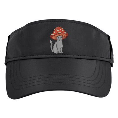 Cottagecore Cats Aesthetic Cat Mushroom Hat Kawaii Adult Drive Performance Visor