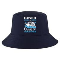 Cool Cruise Art Cruise Ship Couple Family Vacation Cool Comfort Performance Bucket Hat