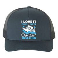 Cool Cruise Art Cruise Ship Couple Family Vacation Yupoong Adult 5-Panel Trucker Hat