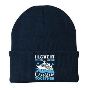 Cool Cruise Art Cruise Ship Couple Family Vacation Knit Cap Winter Beanie