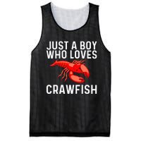 Cool Crawfish Art For Lobster Crawdad Boil Food Mesh Reversible Basketball Jersey Tank