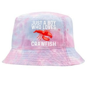 Cool Crawfish Art For Lobster Crawdad Boil Food Tie-Dyed Bucket Hat