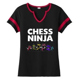 Cool Chess Art For Boy Chess Player Chess Lovers Ladies Halftime Notch Neck Tee