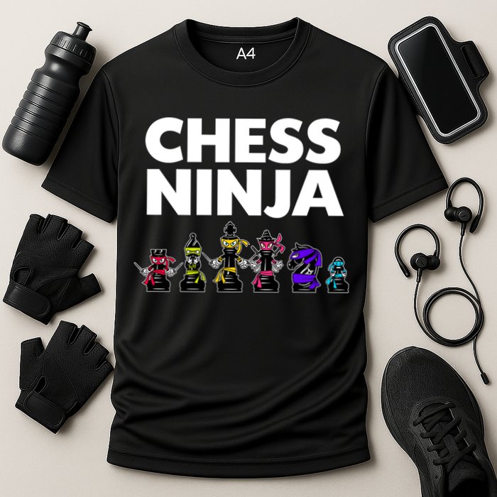 Cool Chess Art For Boy Chess Player Chess Lovers Performance Shirt