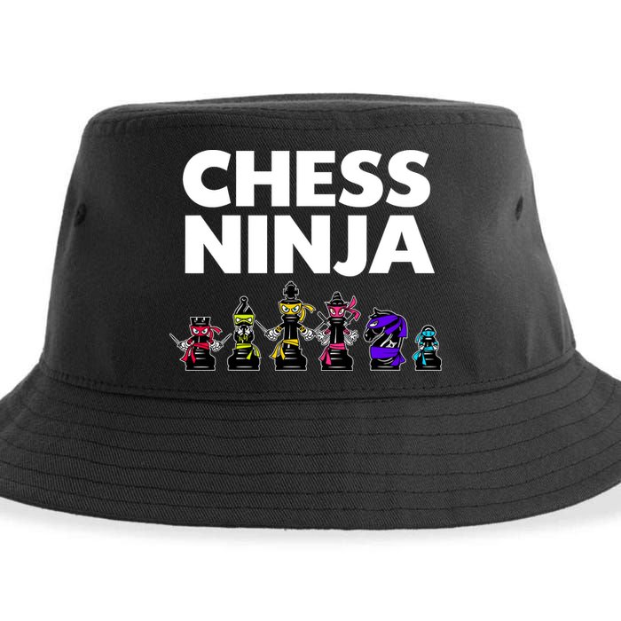 Cool Chess Art For Boy Chess Player Chess Lovers Sustainable Bucket Hat