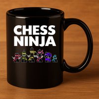 Cool Chess Art For Boy Chess Player Chess Lovers 11oz C Handle Ceramic Mug